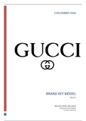 Brand key model ingevuld voor Gucci