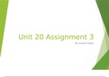 Unit 20 Assignment 3
