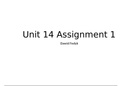 Unit 14 Assignment 1