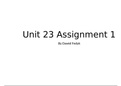 Unit 23 Assignment 1