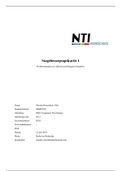Stageberoepsopdrachten - NTI Toegepaste Psychologie 