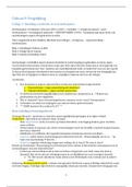 Collegeaantekeningen en leesaantekeningen Cultuur en Vergelijking