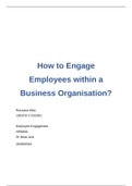 How to Engage Employees within a Business Organisation?