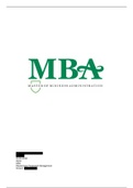 Paper Financieel Management &lpar;MBA&rpar;&comma; eindcijfer 8&period;