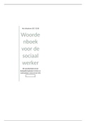 Woordenboek voor de sociaal werker