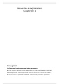 Assignment 3 Intervention in Organizations