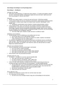 Hoorcollege aantekeningen Grondslagen in de Psychologie deeltentamen 1