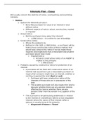 Interests in Land Exam Question (Essay) Plan