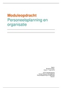 NCOI moduleopdracht Personeelsplanning en Organisatie (cijfer 7,5) incl. verbeterpunten en opdrachtomschrijving