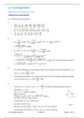 Natuurkunde VWO Uitwerkingen H11 Vaardigheden: Wiskunde in de natuurkunde
