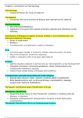Pharmacology Notes Ch. 1-5 Bundle