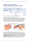 BA1A.5 – HC.9 Anatomie bewegingsapparaat- extremiteiten