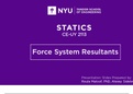 Statics - Force System Resultant