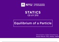 Statics - Equilibrium of a Particle