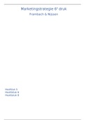 Marketingstrategie - Frambach & Nijssen samenvatting H5 H6 H8 9789001877217