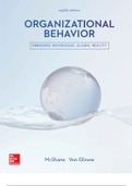 E-book Organizational Behaviour (McShane & Von Glinow, 8th edition)