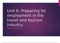 Preparing for Employment in the Travel and Tourism Industry task 2