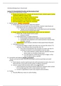 BIOL3030 Vert Bio Exam 2 Study Guide 