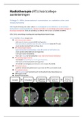 Samenvatting Radiotherapie OP1.2. Compleet