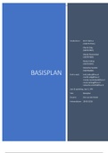 Eindverslag Basisplan Jaar 2 SPH/Social Work
