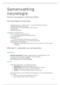 Samenvatting neurologie