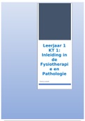 Kwartiel 1&colon; Inleiding in de Fysiotherapie en Pathologie