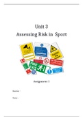 Assessing Risk (P1, P2, P3, P4, P5, M1, M2, M3, M4, D1, D2)