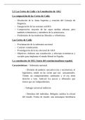 HISTORIA DE ESPAÑA: CORTES DE CADIZ. CONSTITUCION DE 1812. TEMA 5