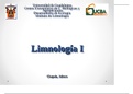 Curso de Limnología. Programa. 