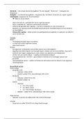 Korte samenvatting ARW 1 &lpar;2018&sol;2019&rpar; 
