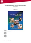 Internationale Marketing - Consumer Behavior and Culture [NEDERLANDS] (Examengericht) door Marieke de Mooij