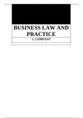 LPC BUSINESS LAW AND PRACTICE - 2020 (DISTINCTION LEVEL)