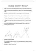 Euclidean Geometry - Grade 12 Mathematics Summary 