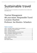 Sustainable Travel - for minor Responsible Travel