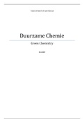 Duurzame Chemie (Green Chemistry) Samenvatting