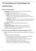 Inleiding in de Psychologie Samenvatting Gray H1-16