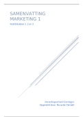 Marketingplanning samenvatting Hoofdstuk 1,2 en 3