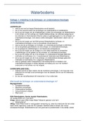 Uitgebreide samenvatting colleges Waterbodems&semi; powerpoints en aantekeningen