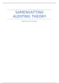 Samenvatting auditing theory
