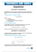 Sequences & Series - Grade 12 Mathematics