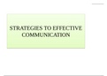 Principles in Management: Strategies to Effective Communication
