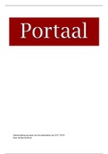 Volledige samenvatting Portaal - volgens toetsmatrijs