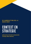 DE samenvatting voor het vak Context en strategie!