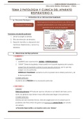 Afecciones Medico - Quirurgicas. Resumen Tema 2 Aparato Respiratorio