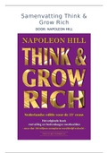 Uitgebreide samenvatting 'Think & Grow Rich' van Napoleon Hill