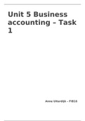 BTEC Unit 5 Business Accounting 