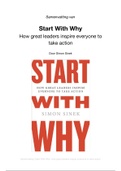 Samenvatting 'Start With Why' door Simon Sinek