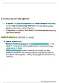 Formation of Species