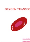 Protein Function in Oxygen Transport Notes 
