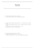 Pre-Calc Trig and Func Theory exam 4